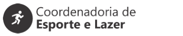 Logo Coordenadoria de Esporte e Lazer